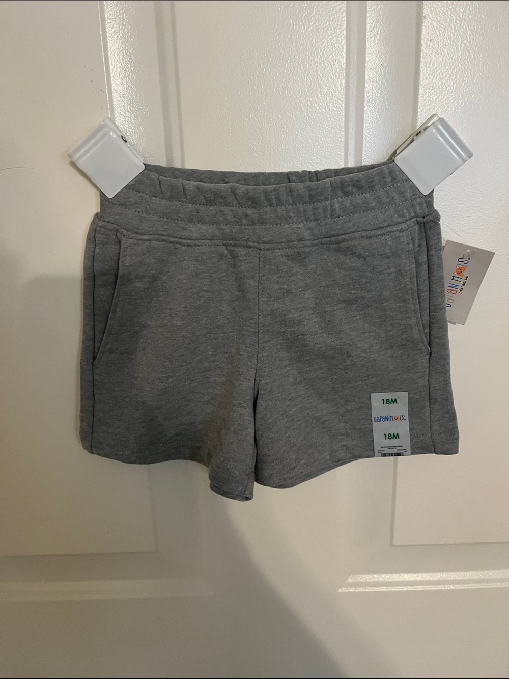NWT 18M Garanimals Gray Knit Pull-On Toddler Shorts